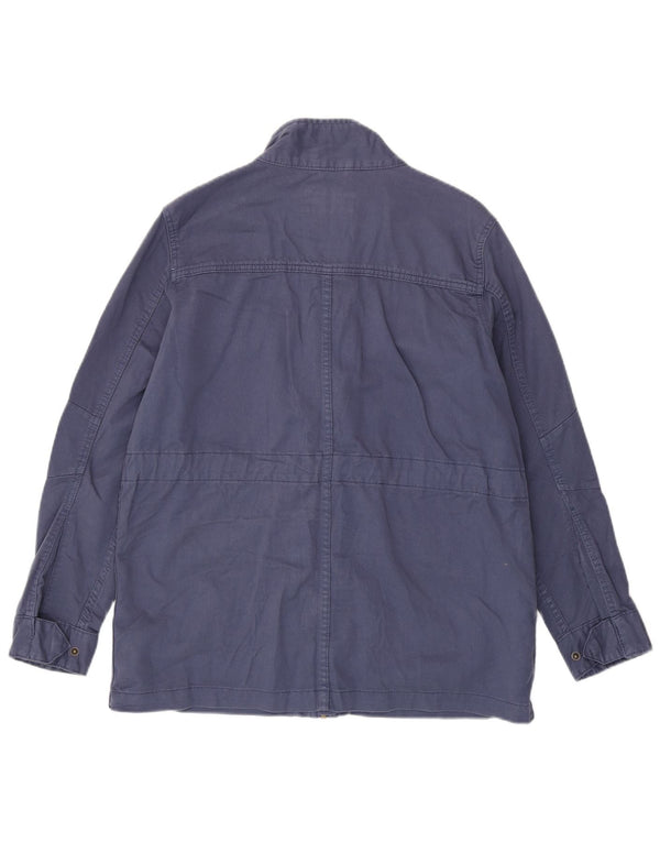 Marks & Spencer Womens Oversized Utility Jacket UK 10 Small Navy Blue