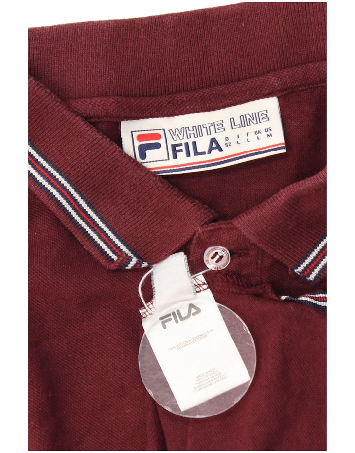 Ανδρικό πουκάμισο πόλο Fila, μεγάλο βαμβακερό βαμβακερό