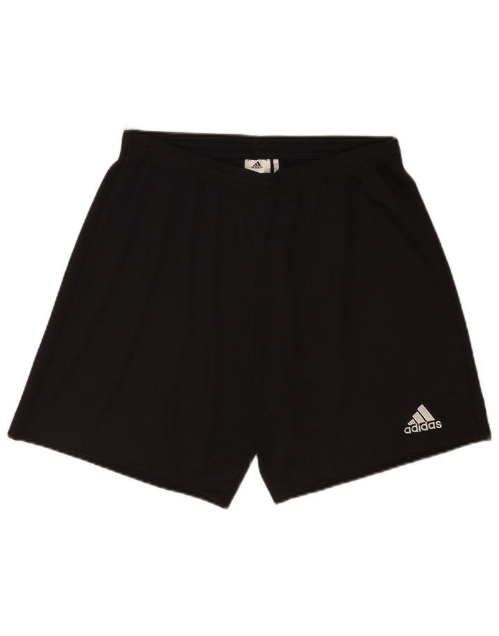 Ανδρικό σορτς Adidas Climalite Sport μεγάλο μαύρο πολυεστέρα