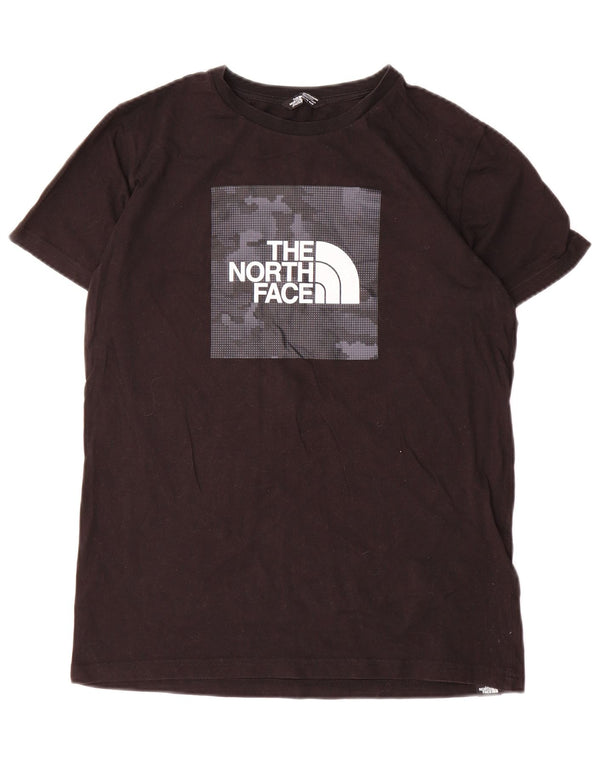 The North Face Boys Graphic T-Shirt Top 15-16 ετών 2XL Μαύρο βαμβακερό