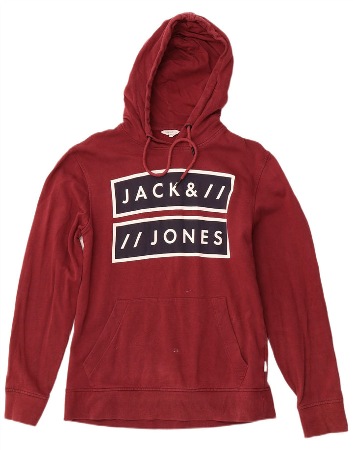 JACK & JONES Ανδρικό γραφικό με κουκούλα με κουκούλα, μεσαίο βαμβακερό
