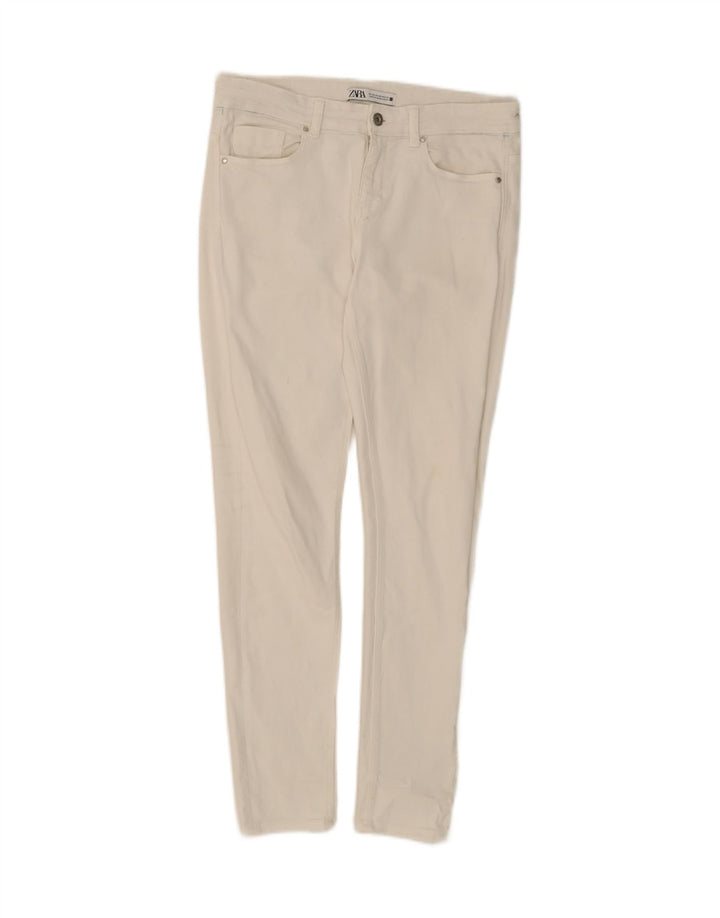 ZARA Womens Skinny Jeans EU 40 Medium W30 L28 White Vintage Zara and Second-Hand Zara from Messina Hembry 