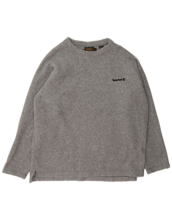 Timberland Ανδρικό Fleece Jumper Large Grey Flecked Polyester