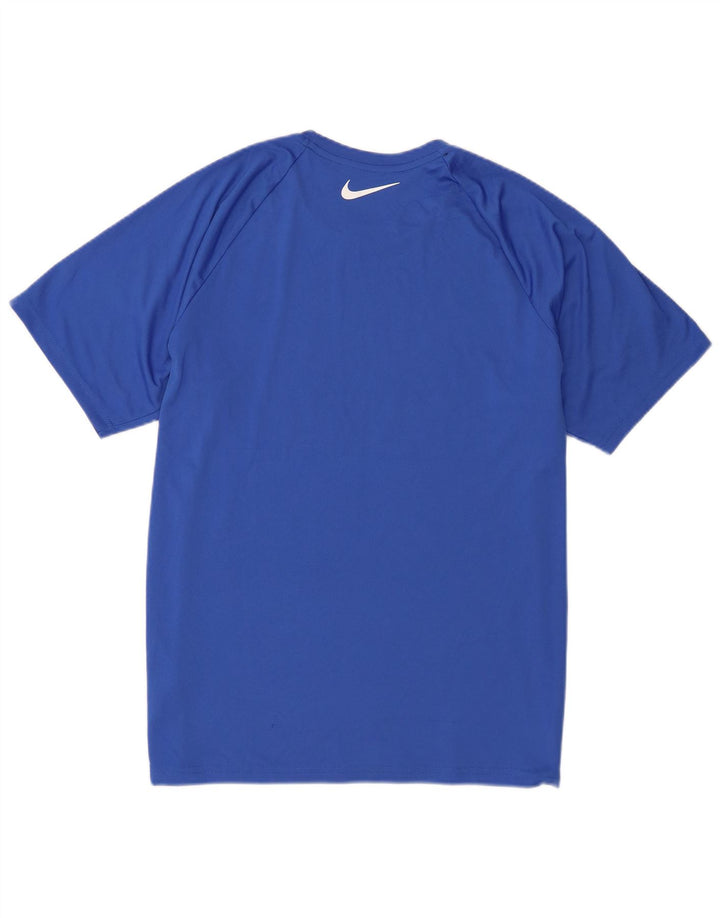 Μπλουζάκι γραφικό Nike ανδρικό Dri Fit Μπλουζάκι μεγάλο μπλε