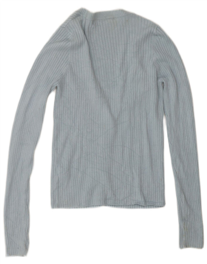Zara Γυναικείο πουλόβερ UK 12 Medium Blue Rayon