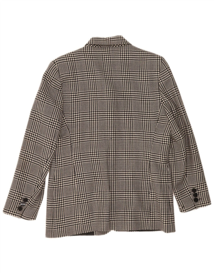 Marks & Spencer Γυναικείο σακάκι blazer UK 14 Large Black Houndstooth