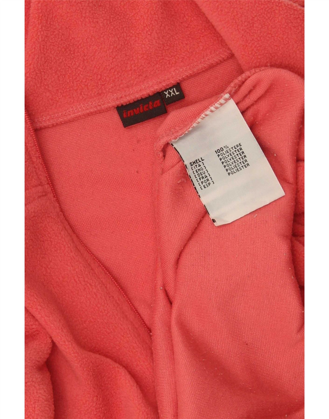 Invicta Γυναικείο φερμουάρ Fleece Jumper 2XL Κόκκινο Πολυεστέρας