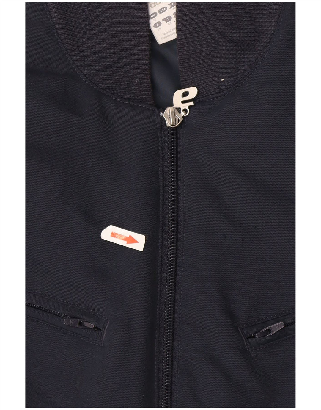 Γυναικείο Adidas Graphic Bomber Jacket UK 12 Medium Navy Blue Polyester