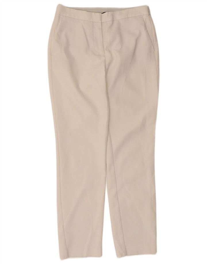 Zara Γυναικείο ίσιο casual παντελόνι Medium W28 L27 Λευκό
