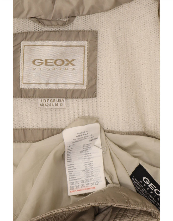Γυναικείο μπουφάν Geox Respira με επένδυση UK 14 Large Grey Polyamide