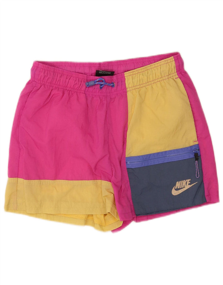 Ανδρικό αθλητικό σορτς Nike σε μεσαίο ροζ χρώμα, νάιλον