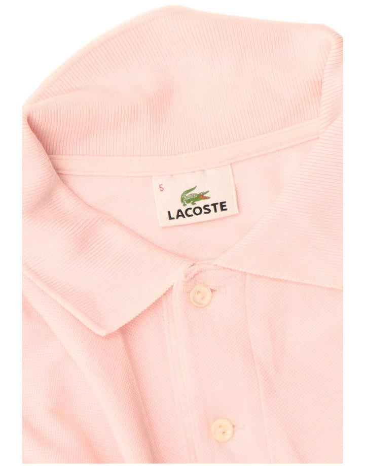 Ανδρικό πουκάμισο πόλο Lacoste Νούμερο 5 Μεγάλο Ροζ