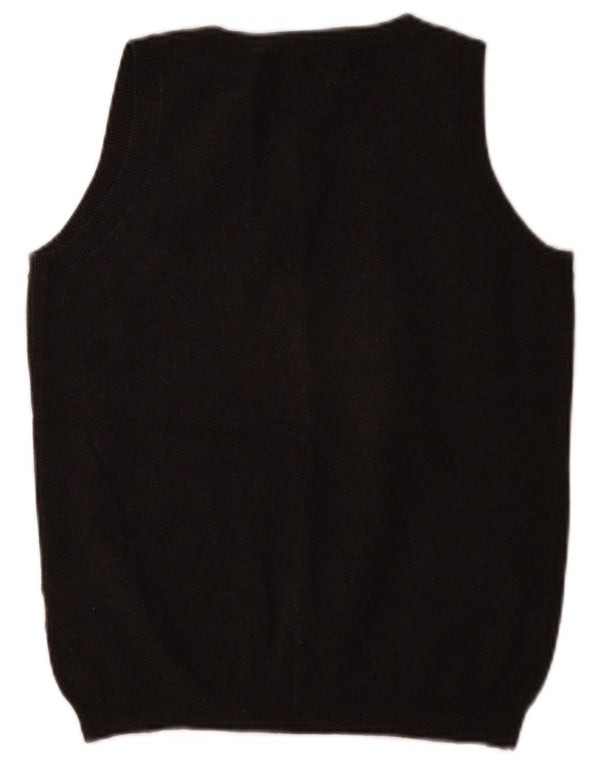 Zara Γυναικείο Γιλέκο Tank Top UK 14 Large Grey Cotton