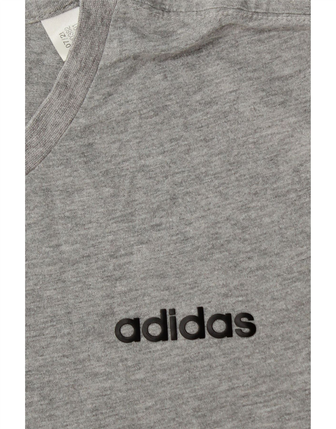 Ανδρικό T-Shirt ADIDAS Top Μικρό Γκρι Βαμβακερό