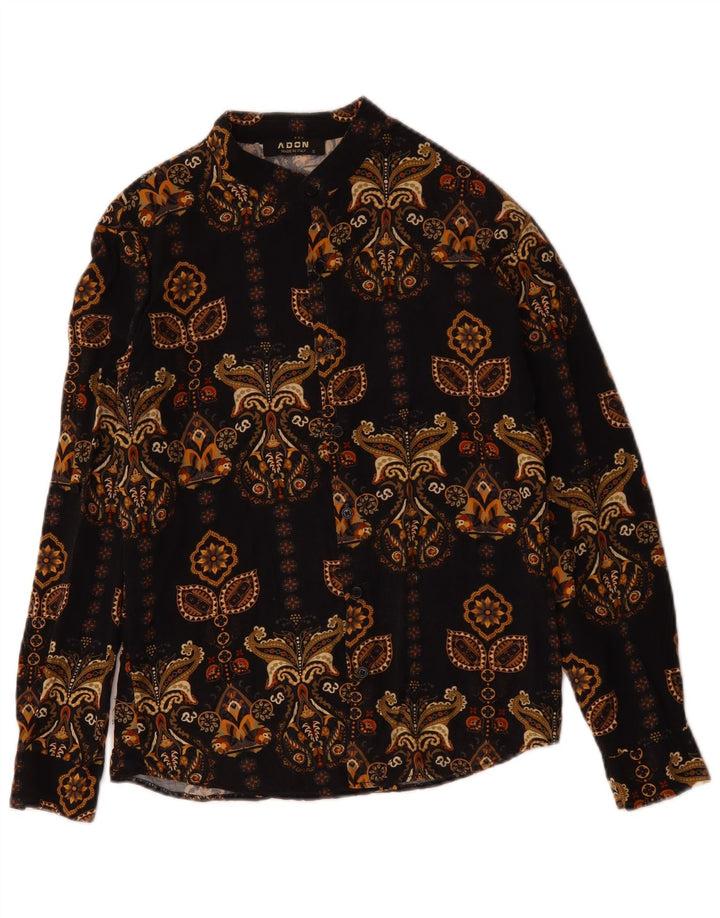 Ανδρικό πουκάμισο ADON Small Black Paisley