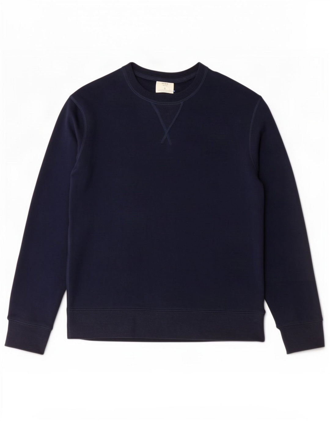 Marks & Spencer Ανδρικό Φούτερ Jumper Small Navy Blue Cotton
