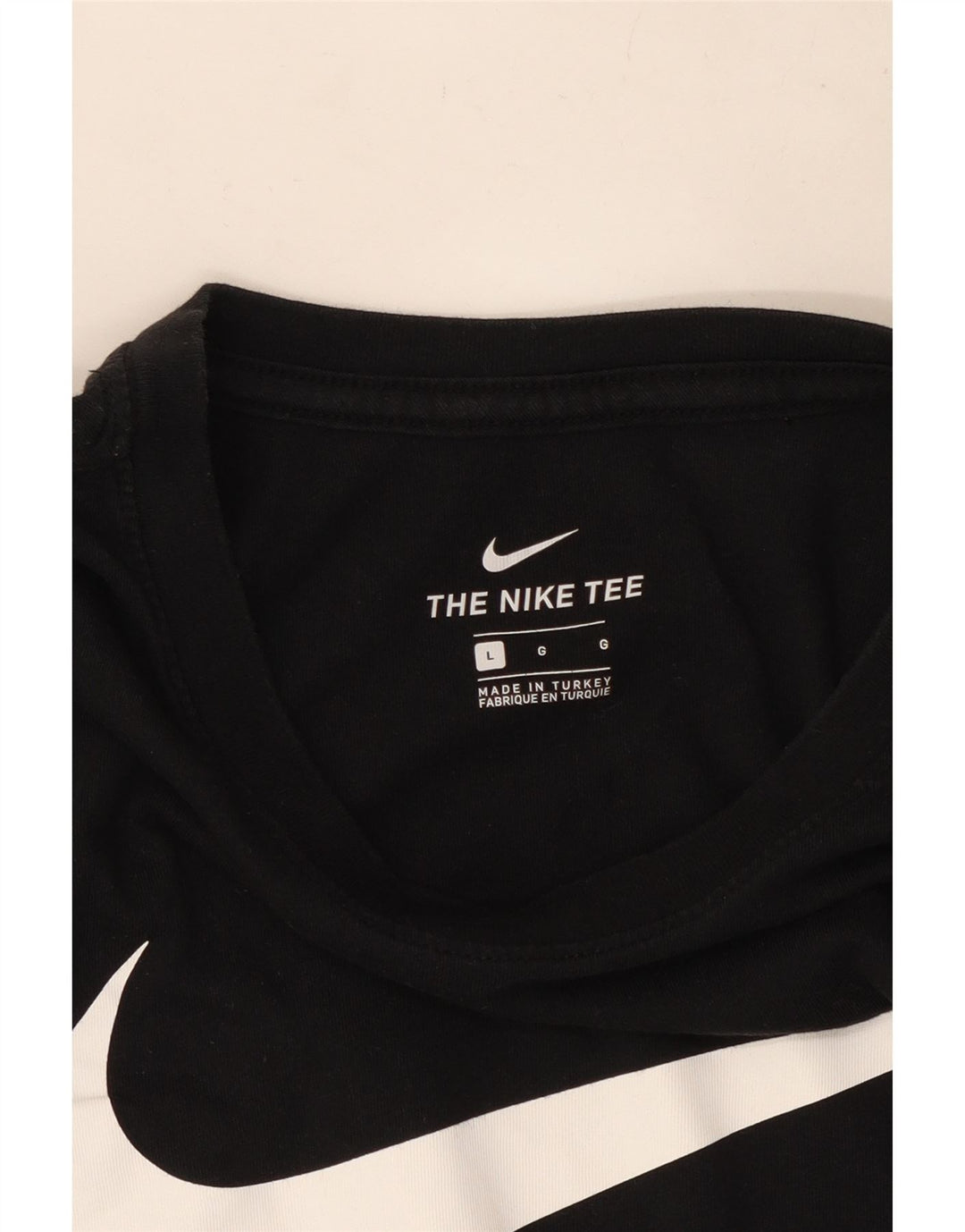 Ανδρικό γραφικό μπλουζάκι Nike, μαύρο μεγάλο