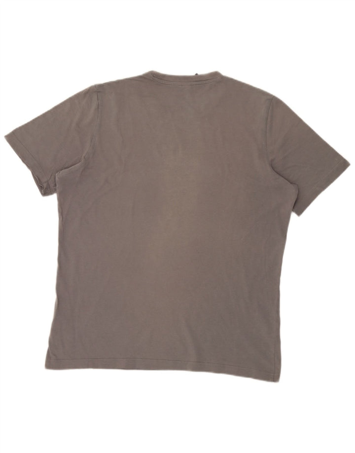 Ανδρικό T-Shirt Adidas Τοπ μεσαίο γκρι βαμβακερό