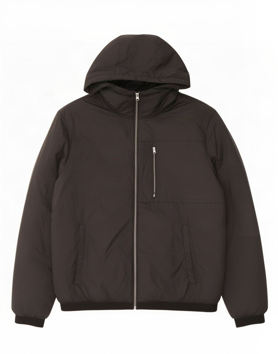 Zara Ανδρικό μπουφάν με κουκούλα UK 38 Medium Black