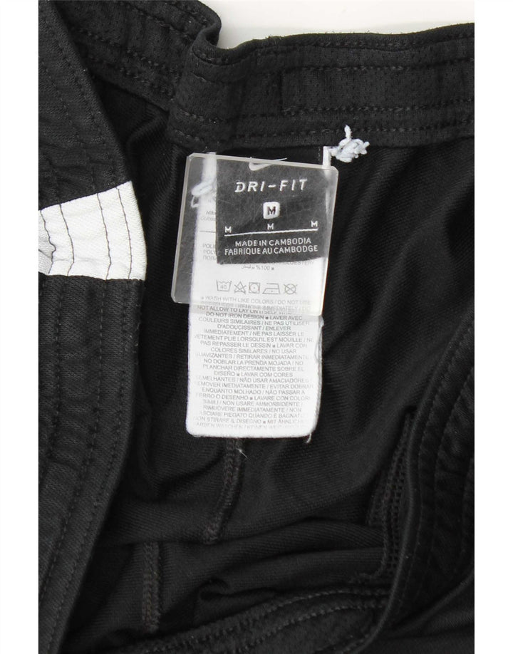 Ανδρικές φόρμες Nike Dri Fit Παντελόνια μεσαίου μαύρου χρώματος πολυεστέρας