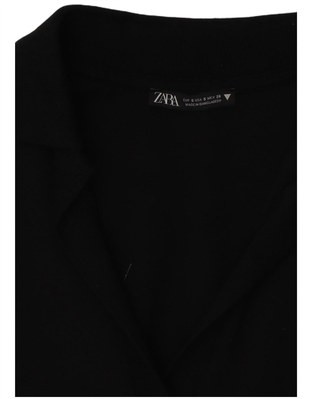 Γυναικείο φόρεμα πόλο ZARA UK 10 Small Black