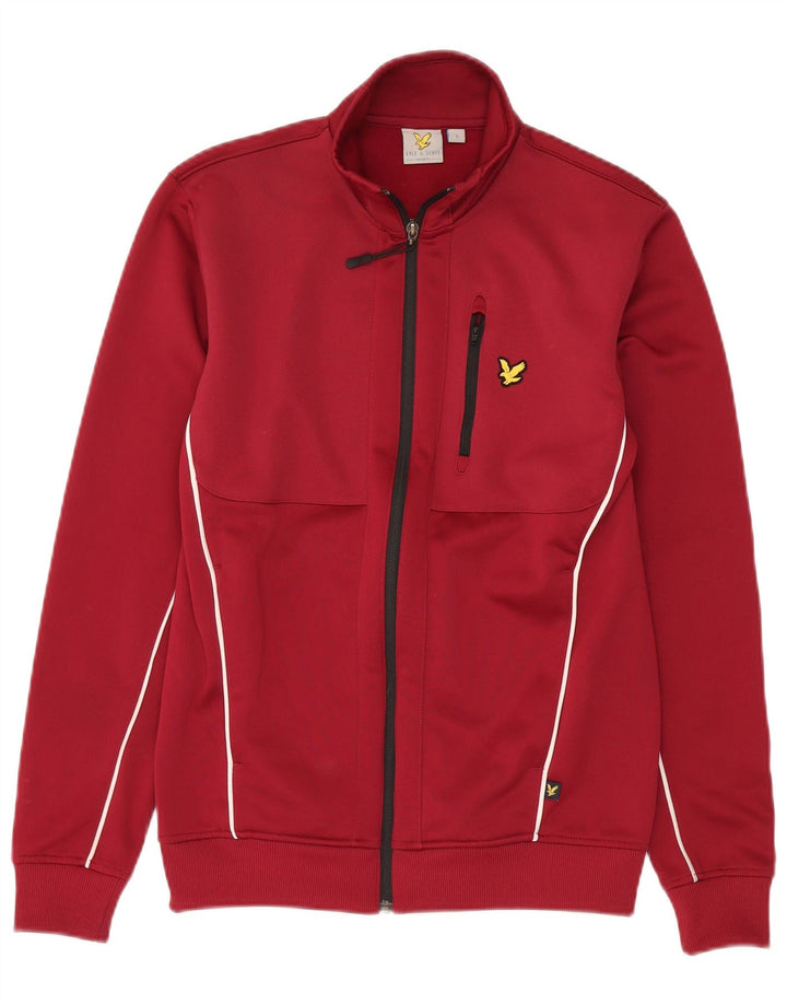 Ανδρική αθλητική φόρμα Lyle & Scott Top Jacket Μικρό καφέ πολυεστέρα