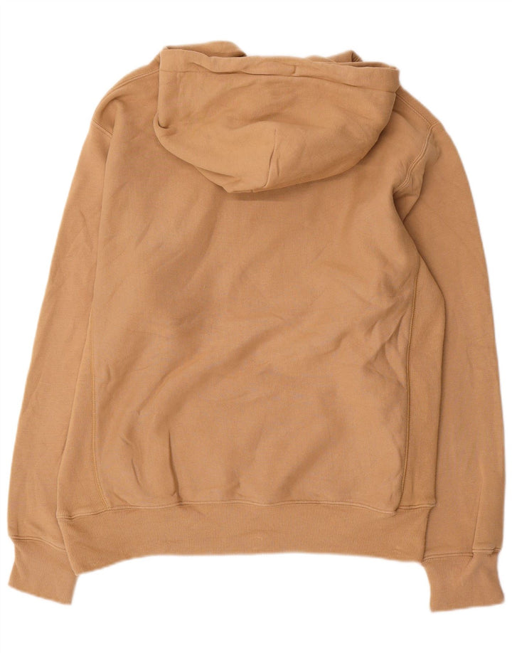 Champion Mens Hoodie Jumper Μεσαίο Μπεζ βαμβακερό