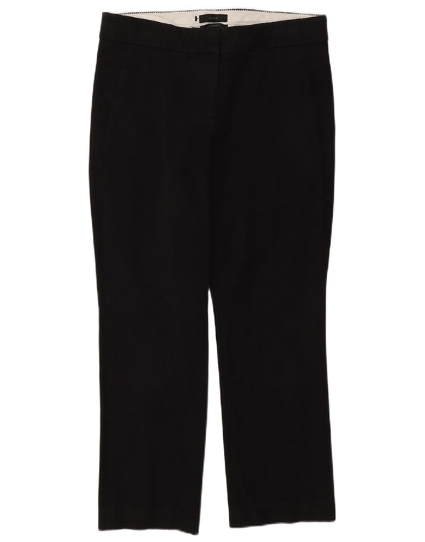 J. CREW Womens Campbell Straight Chino Trousers US 4 Small W30 L26 Black