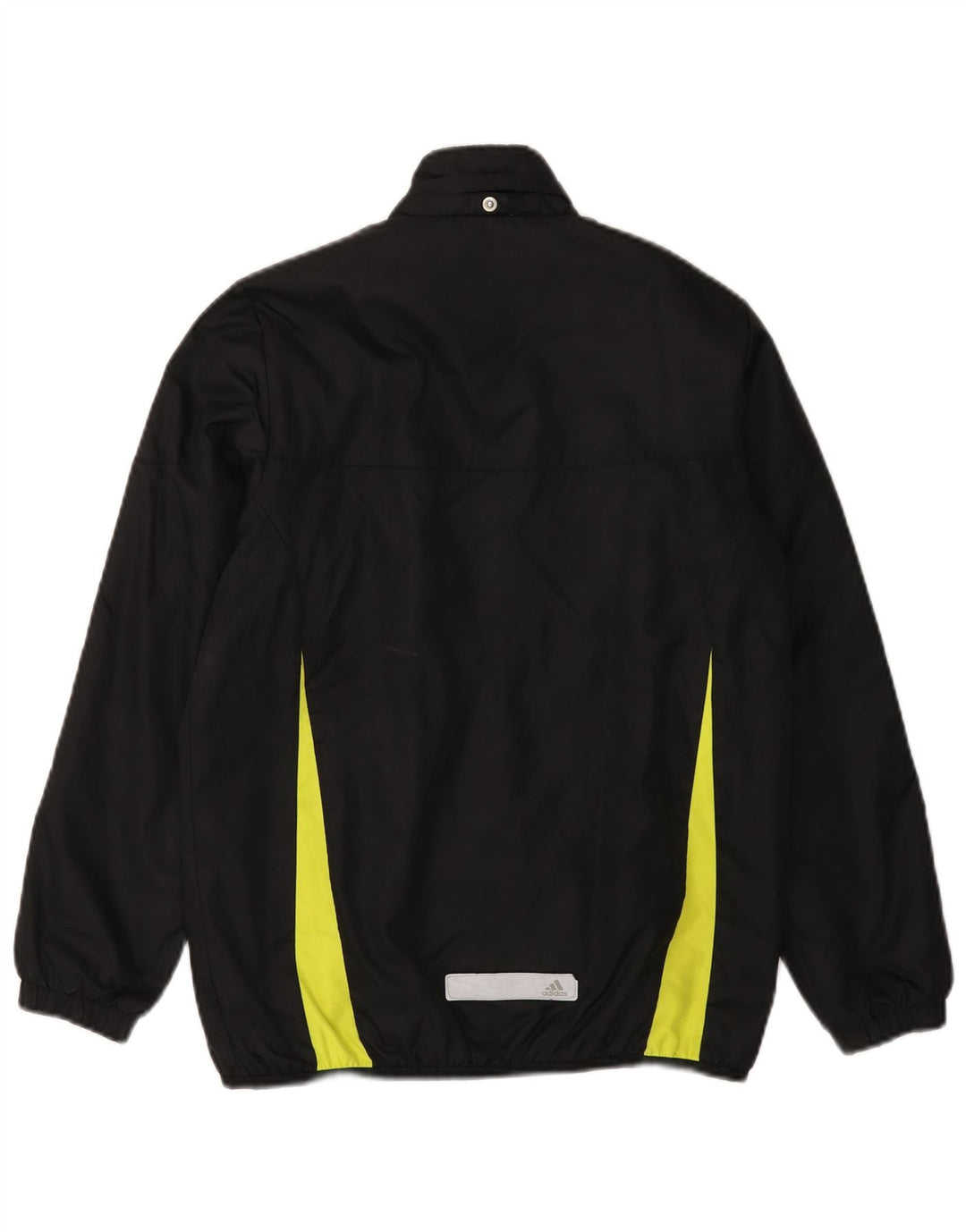 ADIDAS Boys αθλητική φόρμα τοπ μπουφάν 11-12 ετών Μαύρο Colourblock Nylon