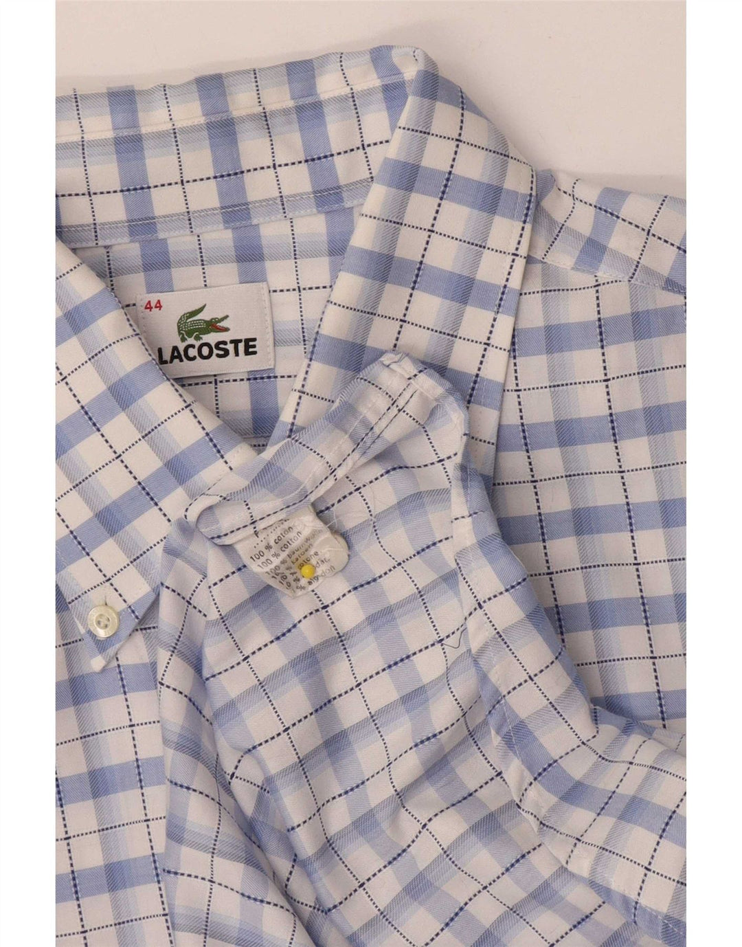 Ανδρικό πουκάμισο Lacoste 44 XL Μπλε βαμβακερό