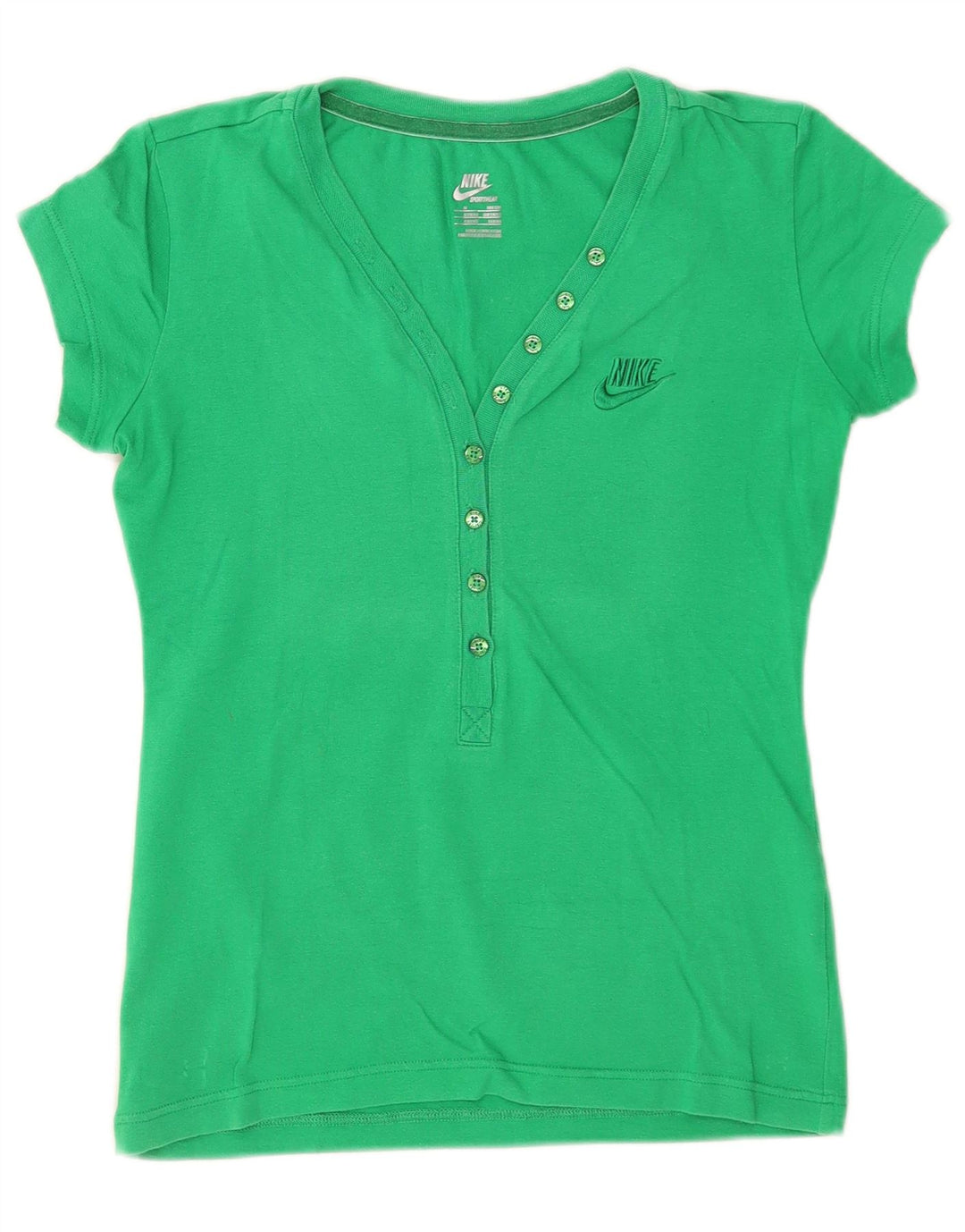 Γυναικείο T-Shirt Nike Top UK 12 Medium Green
