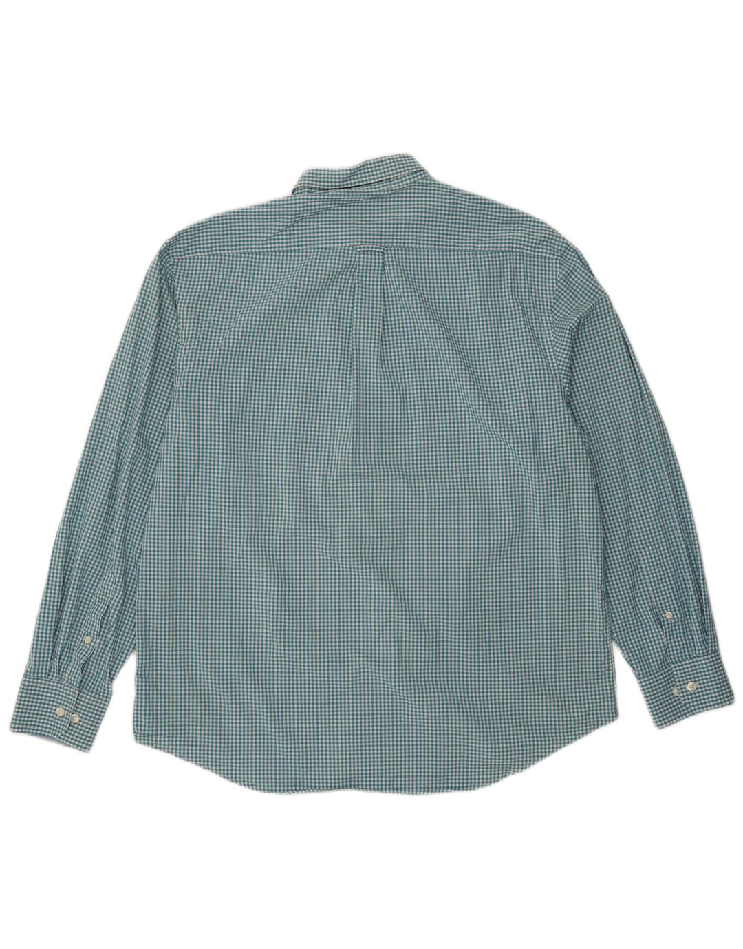 Ανδρικό πουκάμισο Izod μεγάλο μπλε βαμβακερό Gingham