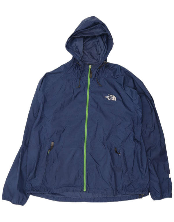 The North Face Ανδρικό μπουφάν βροχής με κουκούλα UK 44 2XL Navy Blue Nylon