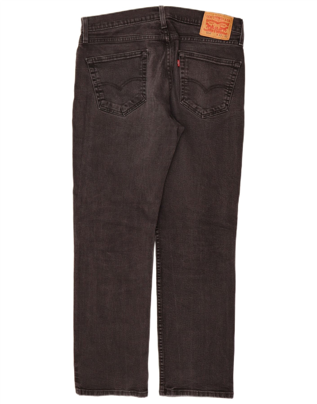 LEVI'S Ανδρικό τζιν 514 ίσιο W33 L30 Μαύρο βαμβακερό