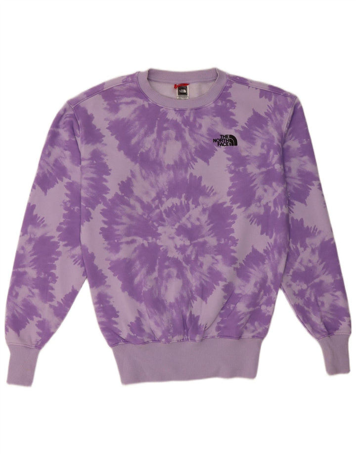 Η ανδρική φούτερ North Face Jumper Medium Purple Tie Dye Cotton