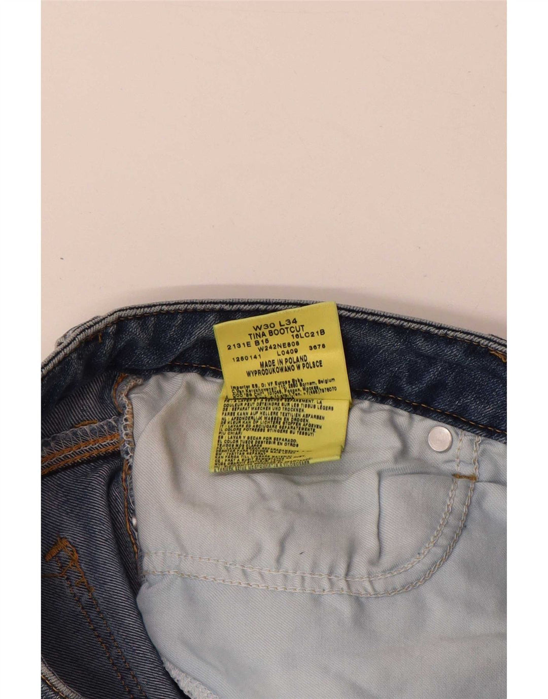 Wrangler Γυναικείο TIna Bootcut Jeans W30 L34 Μπλε βαμβακερό