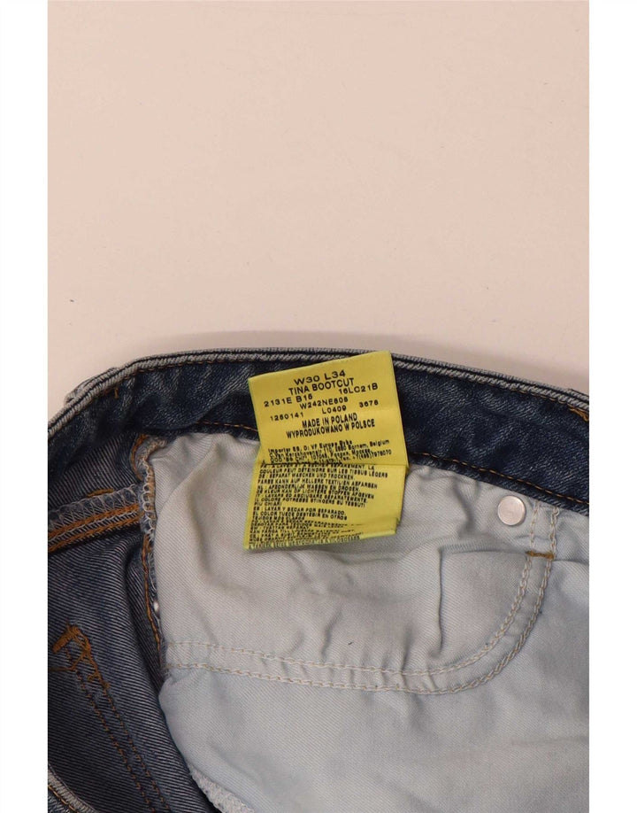 Wrangler Γυναικείο TIna Bootcut Jeans W30 L34 Μπλε βαμβακερό