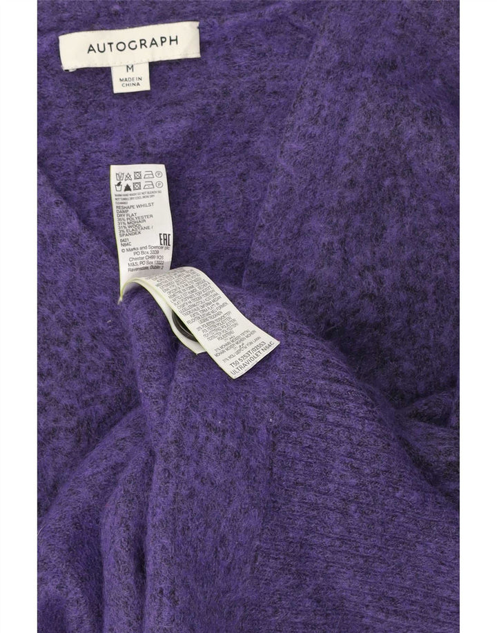 Marks & Spencer Γυναικείο πουλόβερ Cardigan Autograph UK 14 Medium Purple
