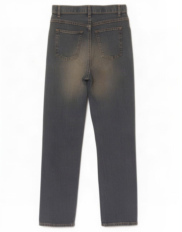 Marks & Spencer Γυναικεία Straight Jeans UK 14 Medium W30 L29 Blue Cotton