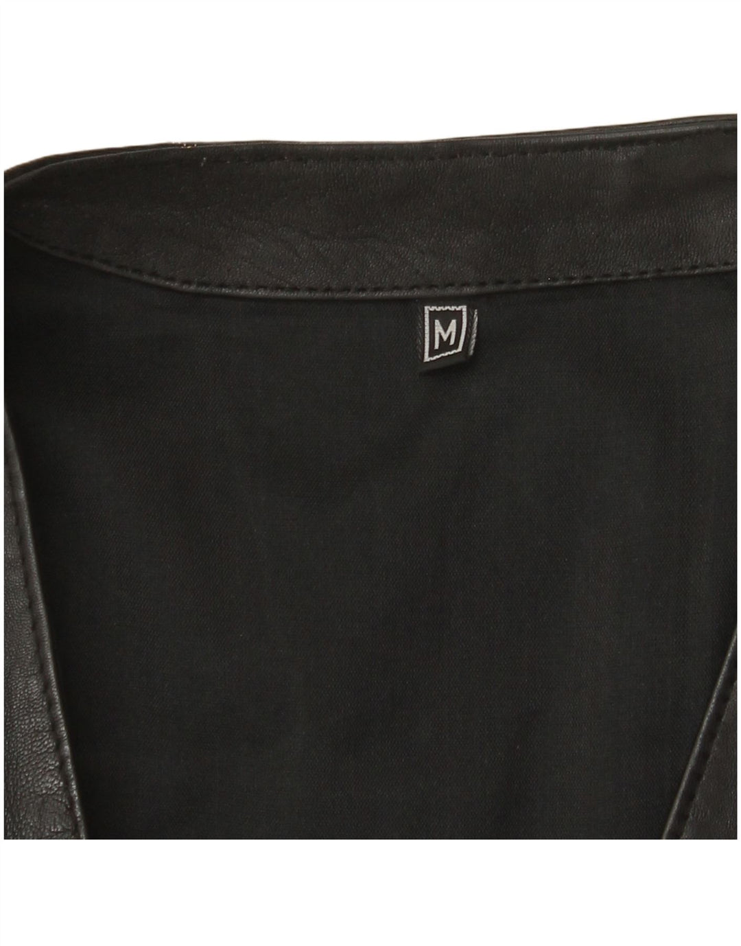 VINTAGE Ανδρικό Δερμάτινο Γιλέκο Μεσαίο Μαύρο