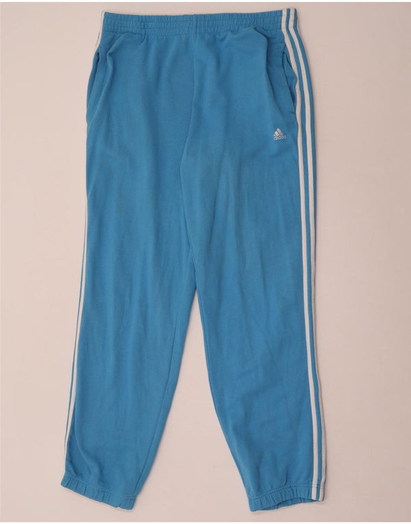 Ανδρική φόρμα Adidas Παντελόνι Joggers Μεγάλο Μπλε Βαμβακερό