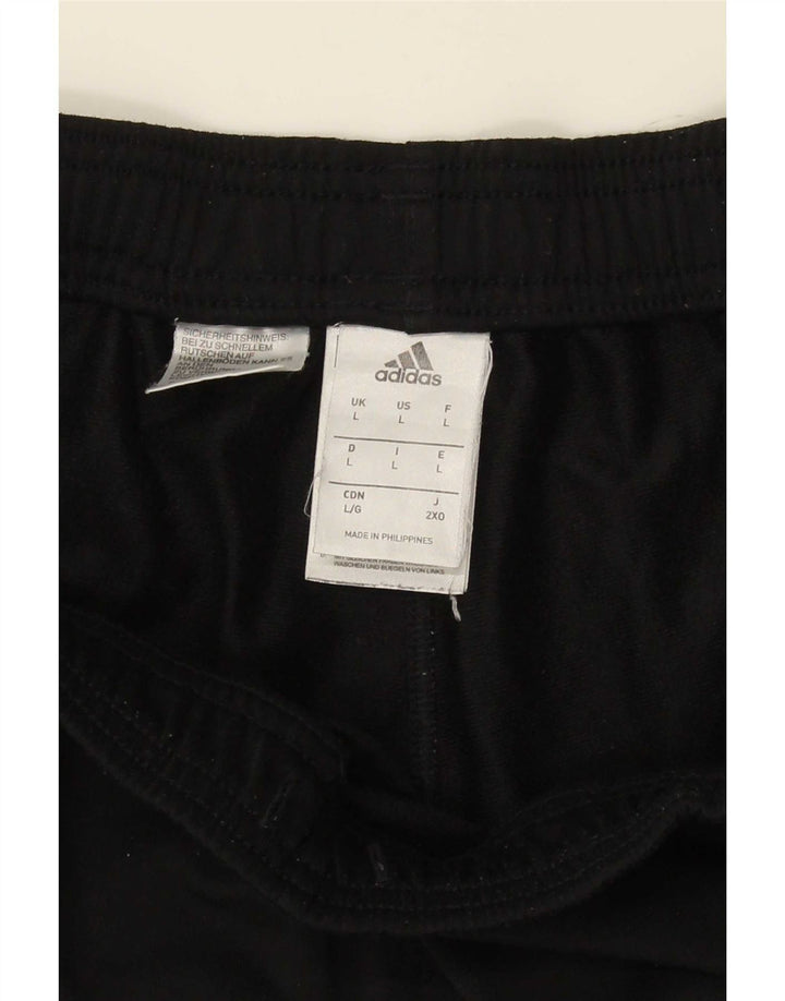 Ανδρική αθλητική φόρμα Adidas Παντελόνι μεγάλο μαύρο πολυεστέρα