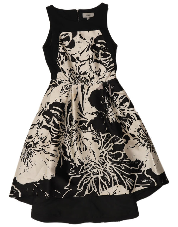 Γυναικείο φόρεμα Coast A-Line UK 8 Small Black Floral Polyester