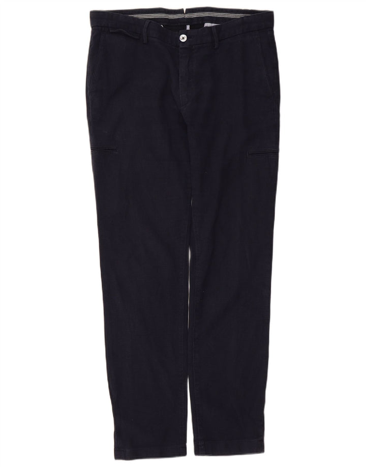 Ανδρικό παντελόνι Massimo Dutti Slim Cargo EU 40 Medium W31 L29 Navy Blue