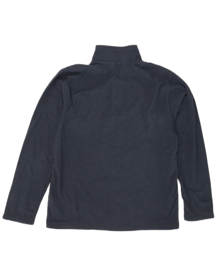 THE NORTH FACE Ανδρικό φερμουάρ με λαιμόκοψη Fleece Jumper Medium Navy Blue Polyester
