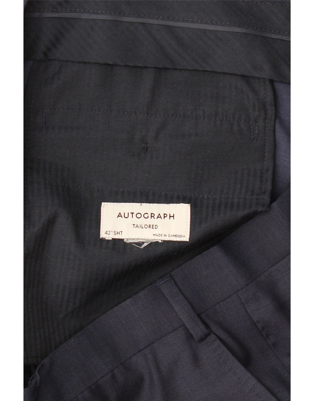 Ανδρικό Slim Suit Παντελόνι Autograph W42 L29 Navy Blue