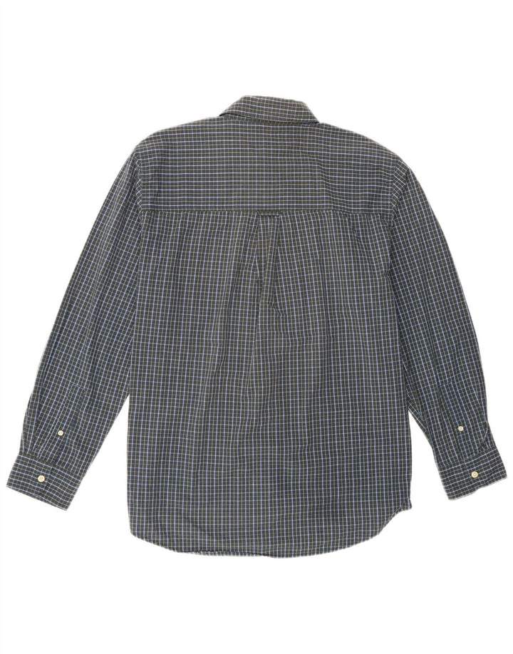 Chaps Ανδρικό πουκάμισο Easy Care Large Green Check Cotton
