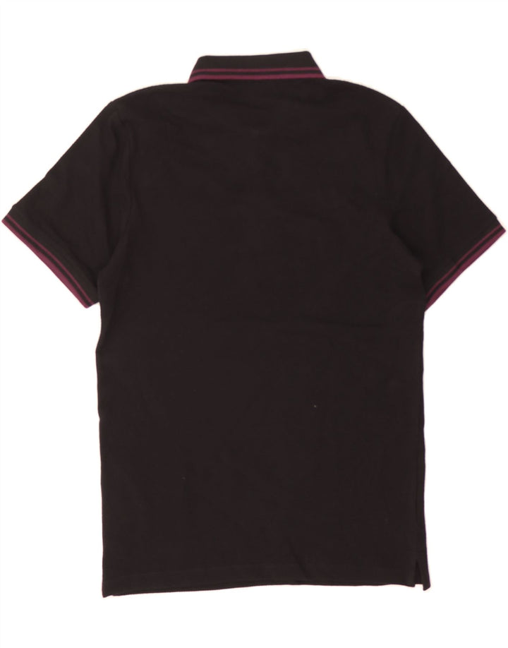JACK & JONES Mens Polo Shirt XS Black Cotton Vintage Jack & Jones and Second-Hand Jack & Jones from Messina Hembry 