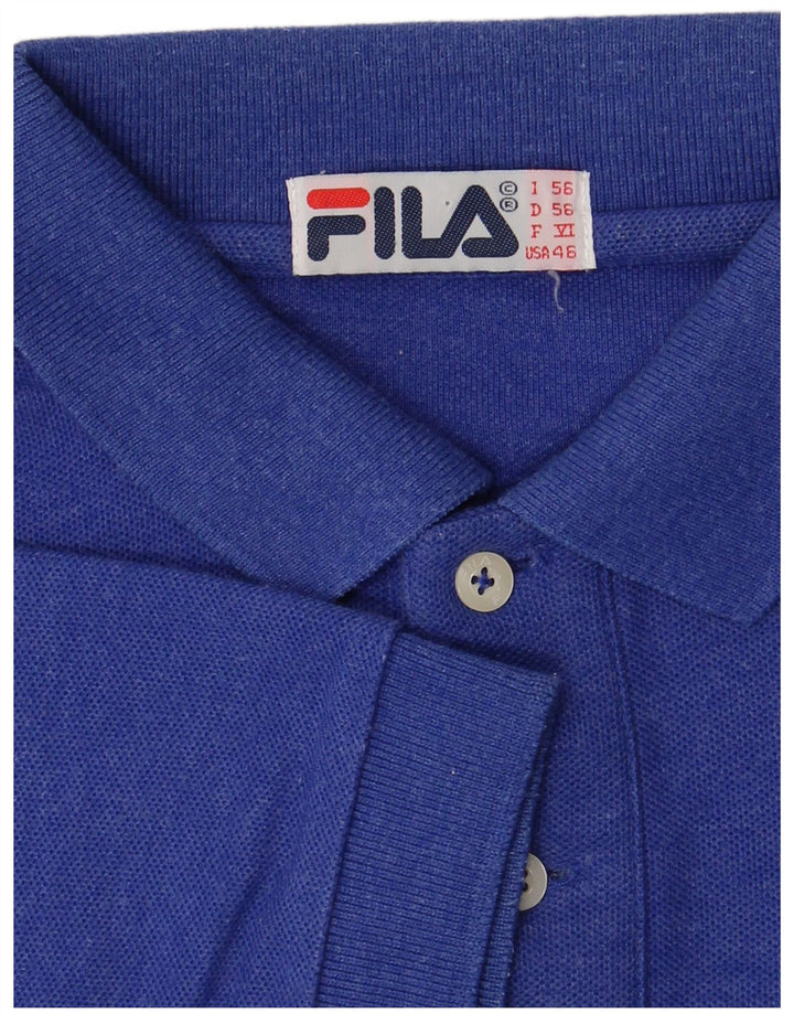 Fila Ανδρικό Πόλο Μπλουζάκι IT 56 2XL Μπλε