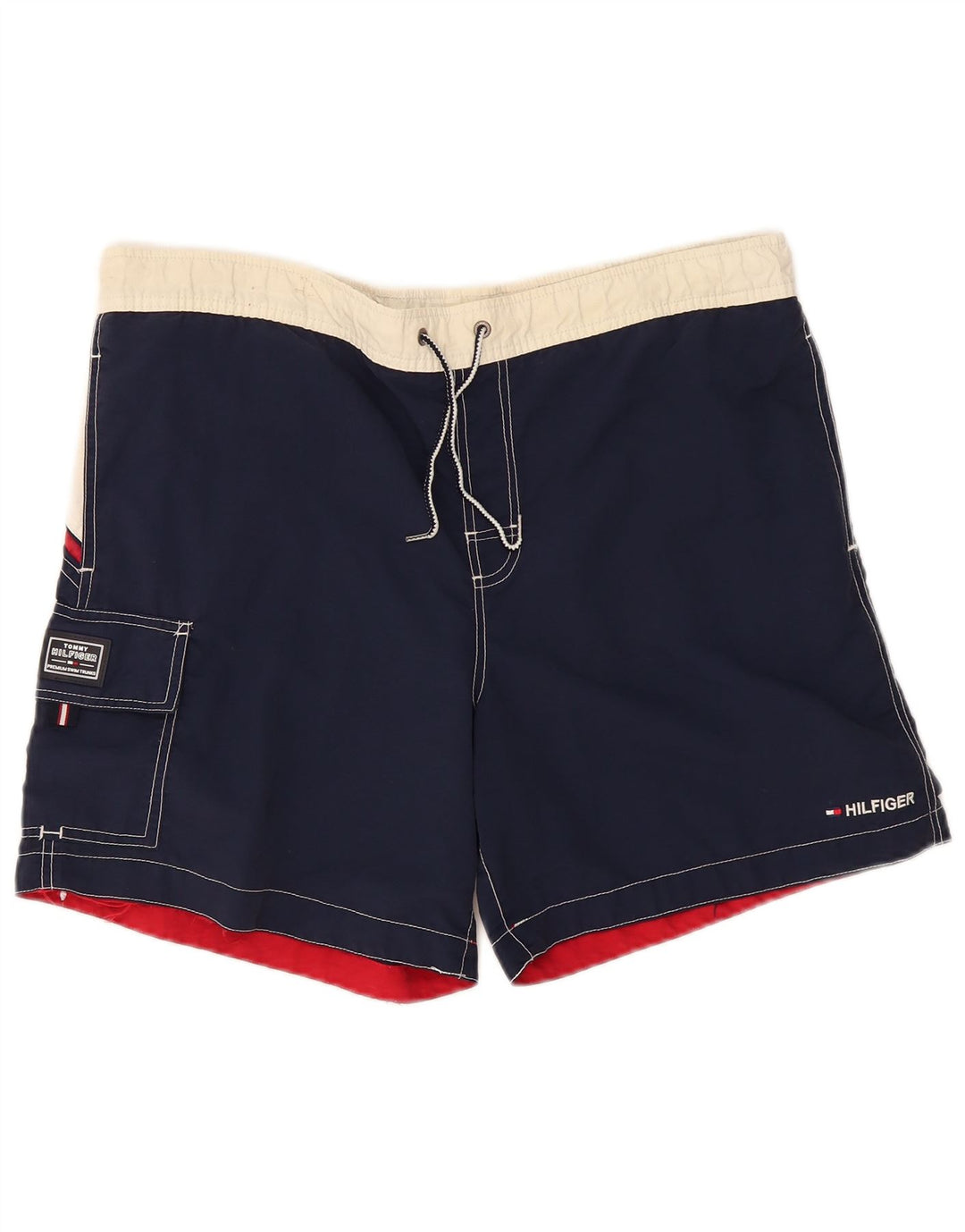Ανδρικό σορτς κολύμβησης Tommy Hilfiger Cargo, μεσαίο μπλε ναυτικό